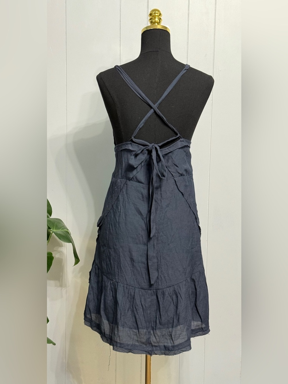 Wishlist Navy AdjustStrap Shoulder Mini Dress Super Cute
